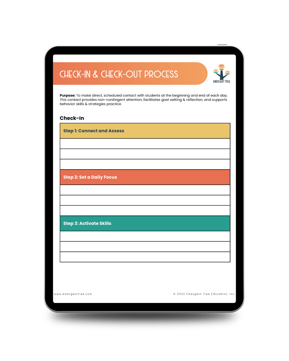 Check-In & Check Out Process | Emergent Tree